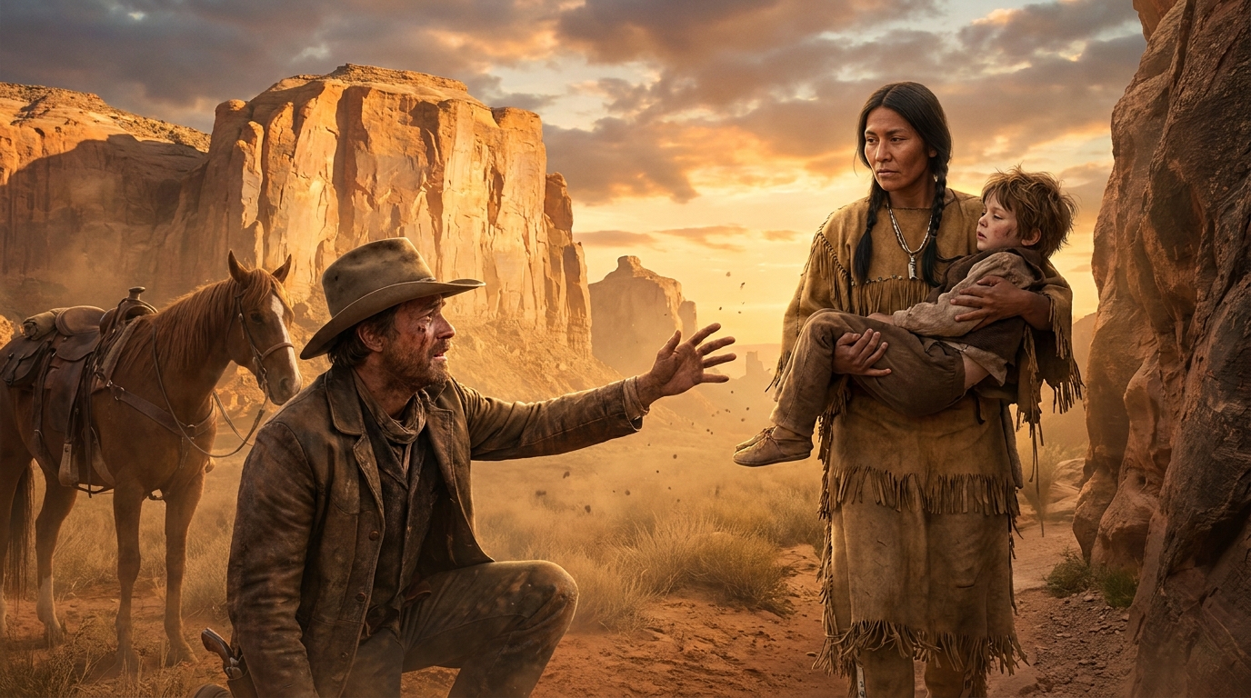 They Forced Him to Marry the Banker’s Daughter… But He Loved the Apache Woman Who Saved His Son